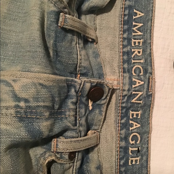 American eagle bootcut jeans ripped style , waist 32, length 36 - Picture 5 of 7